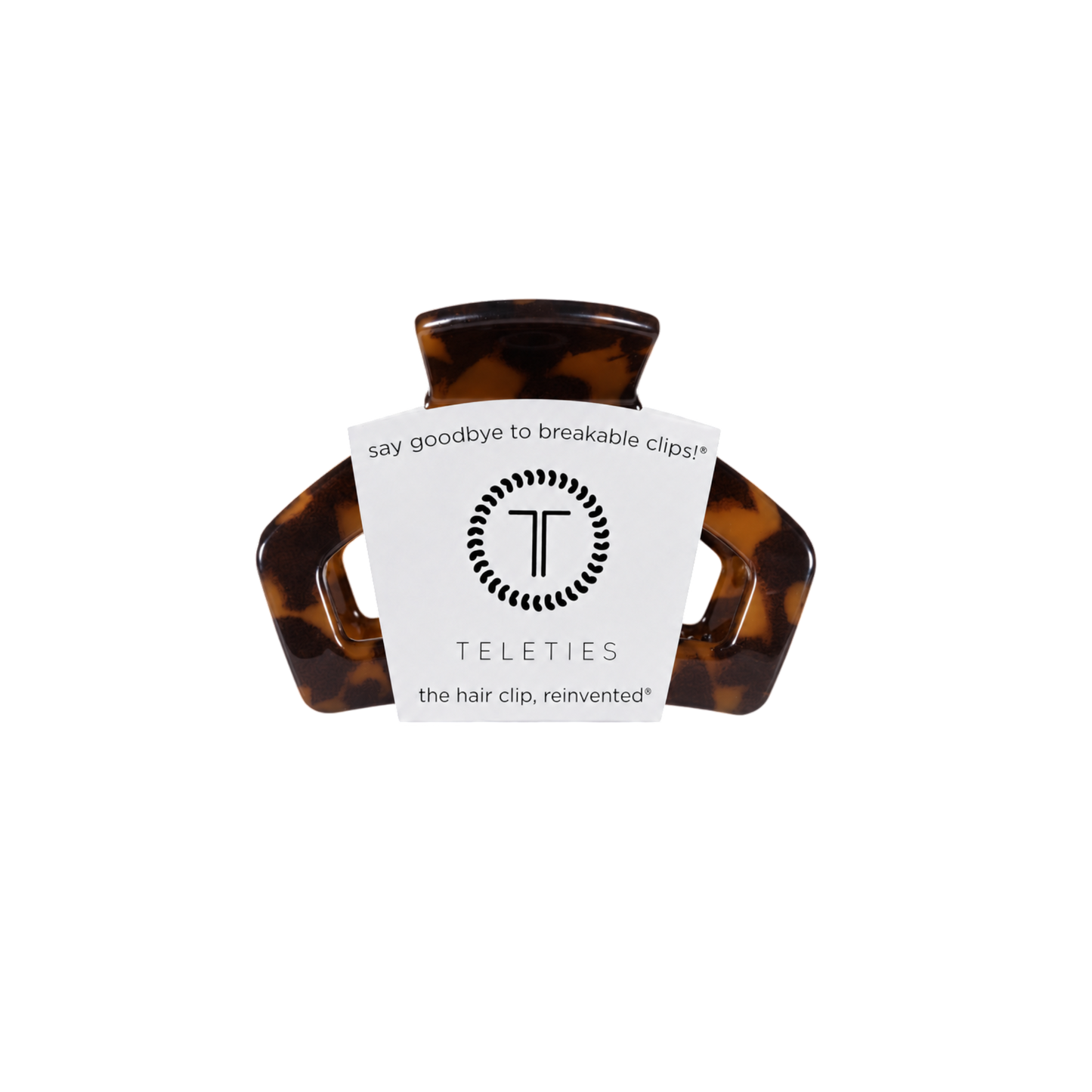 TELETIES - Open Tortoise | Petite | Hair Clip