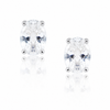 Sahira Jewelry Design - Oval Cut Studs: Gold
