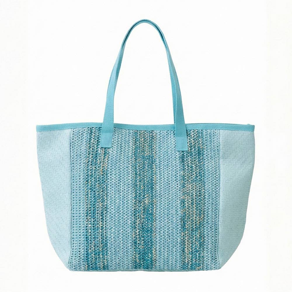 Sensibling Corp. - Nautical Stripe Tote Bag: Taupe