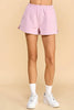 TCEC - CP9795-High waisted Sweat Shorts: White / M