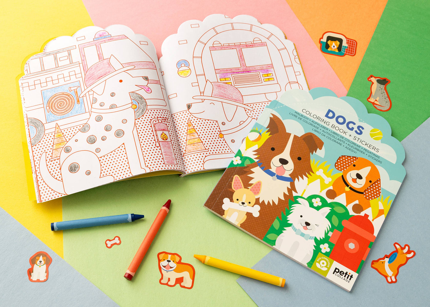 Chronicle Books - Dogs Coloring Book + Stickers