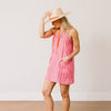 Sunshine Tienda - Orchid Pinstripe Grotto Dress: S