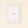 Mini Acrylic Picture Frame Magnet Pale Blue