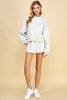 TCEC - CT7976-Dropped Shoulder Sweatshirt: White / S