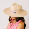 Sunshine Tienda Colorful Fin Palm Hat