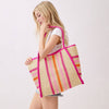 Palm Beach Stripe Tote Bag