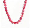 Savvy Bling - Marble Beaded Statement Necklace: Light Blue