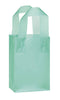 Store Supply Warehouse - Frosted Retail Shopping Bags: Clear / Case of 100 / Medium