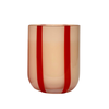 Atina Glass Tumbler - Pink & Red
