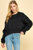 TCEC - CT7976-Dropped Shoulder Sweatshirt : Baby Pink / S