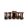TELETIES - Classic Hair Clip | Medium | Tortoise