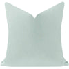 Laura Park Designs - Robin's Egg Solid Velvet Pillow: 22" x 22" Throw Pillow