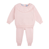 Feltman Brothers - Girls Quilted Knit Set: Pink / 4T