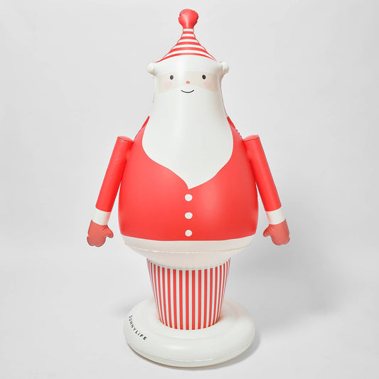 Light Up Standing Santa Red