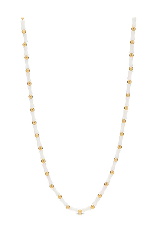 Bamboo Beaded Necklace