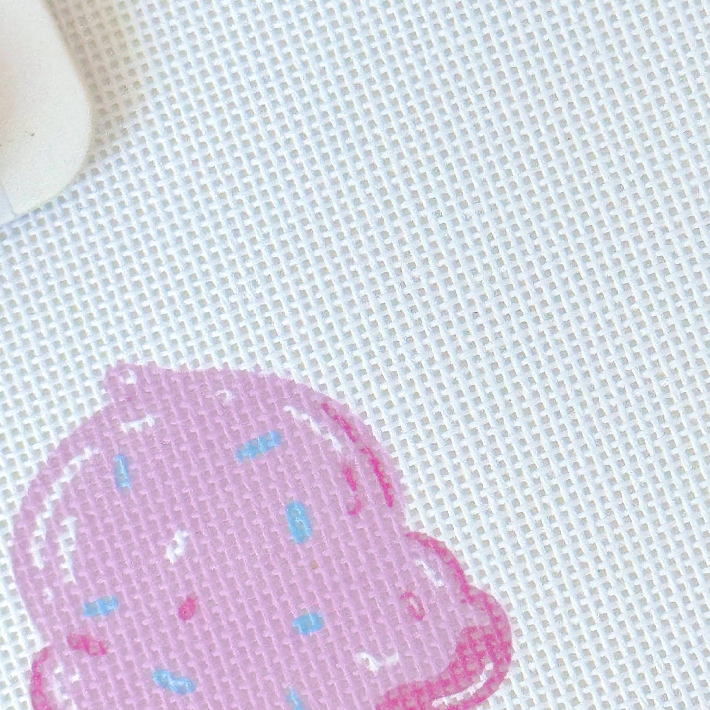 Cotswold Co Designs - Summer Needlepoint Canvas, Artisan Printed, Icecream Needlep