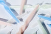 Twist Taper Candles - Ice White