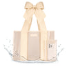 Case-Mate Ecru Raffia Bow Jelly Tote Bag