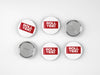 Cute As A Button - Alabama Roll Tide Bar Button