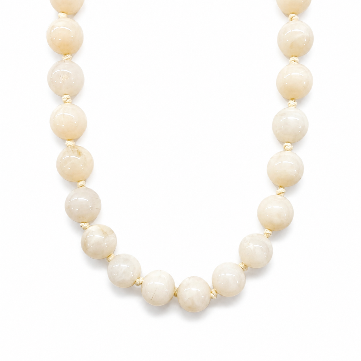 Savvy Bling - Fall Marble Beaded Statement Necklace Waterproof: Burgundy Swirl- Barrel