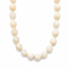 Savvy Bling - Fall Marble Beaded Statement Necklace Waterproof: Burgundy Swirl- Barrel