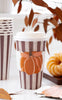 My Mind’s Eye - PLTG1825 - Striped Bow Pumpkin Pink To Go Cups (8ct 16oz)