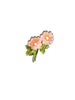Solar Eclipse - Hand-painted Wild Roses Claw Hair Clip | Eco-Friendly