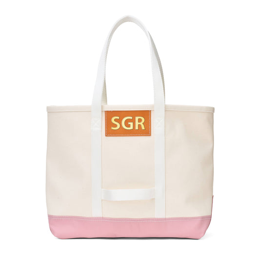 Boulevard - "Finn" Blush Canvas Tote (Personalizable)