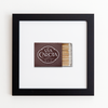 Match South - Via Carota: White Frame: $135