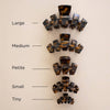 TELETIES - Classic | Tortoise | Petite | Claw Clip