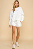 TCEC - CT7976-Dropped Shoulder Sweatshirt: Hot Pink / S