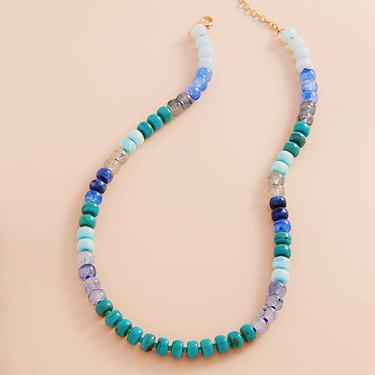 Turquoise Bead Necklace