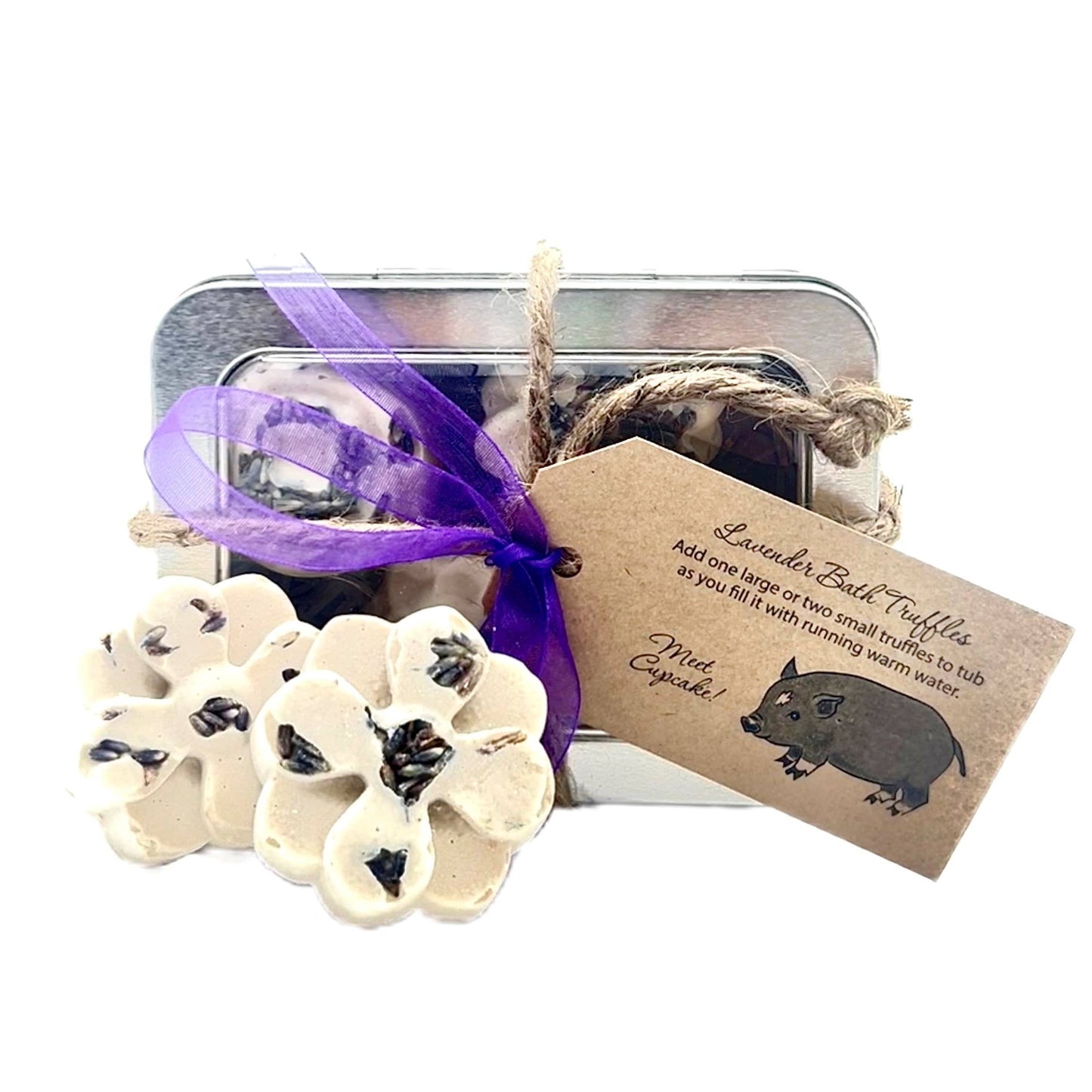 1818 Farms - Bath Truffles Tin: Lavender