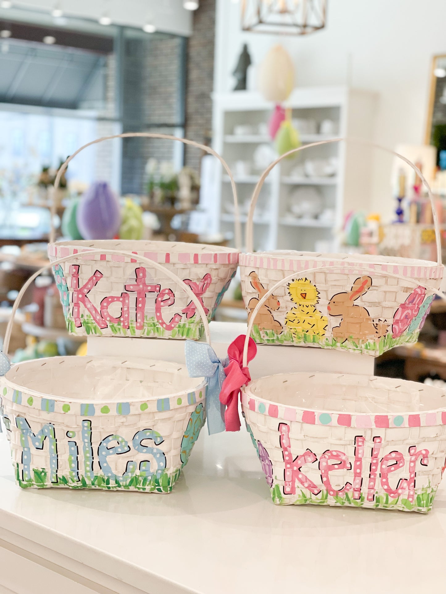 Easter Basket – Personalized & Hand-Painted