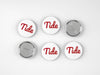 Cute As A Button - Alabama Tide Heart Button