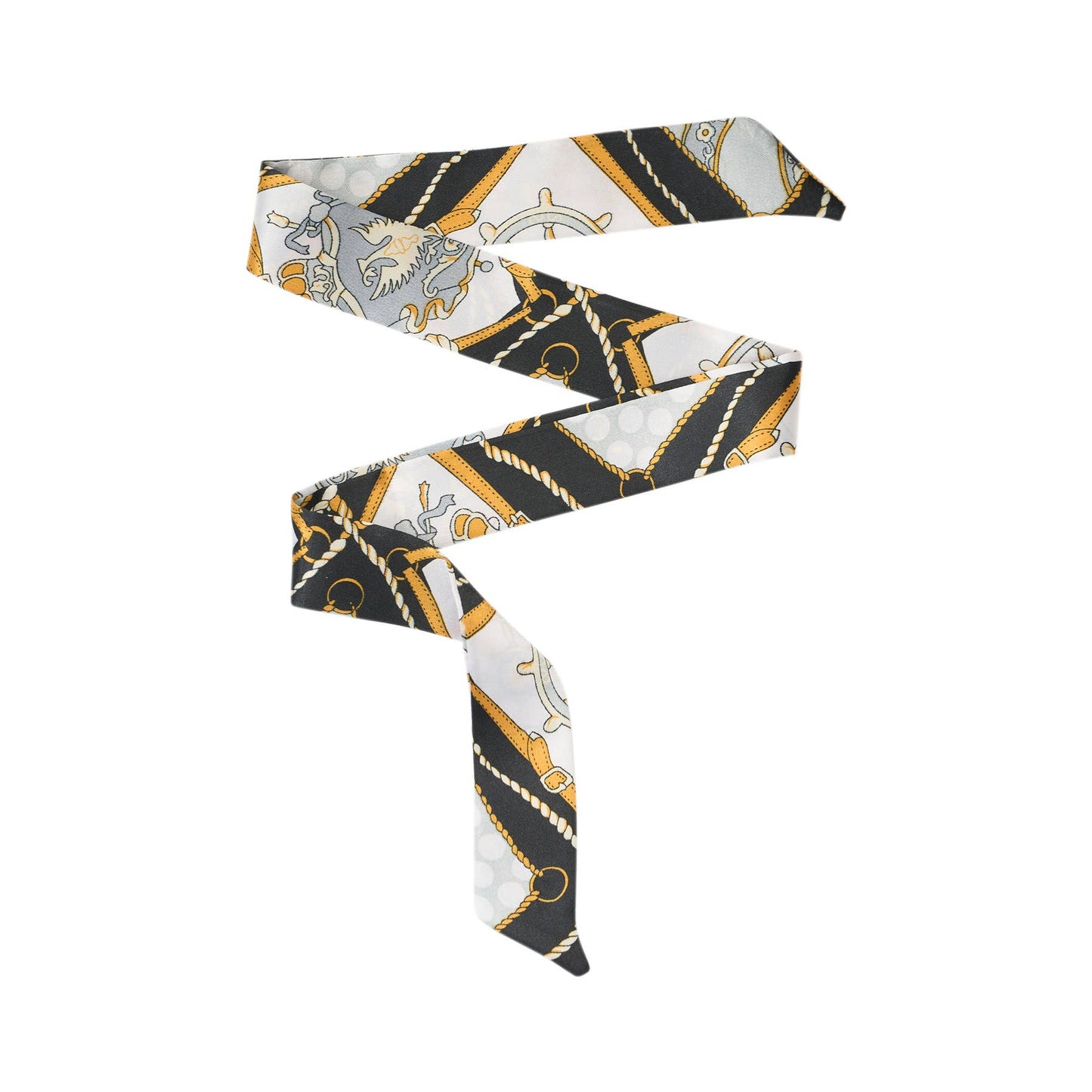 Malibu Sugar - Twilly Silk Scarves for Handbags: Creme