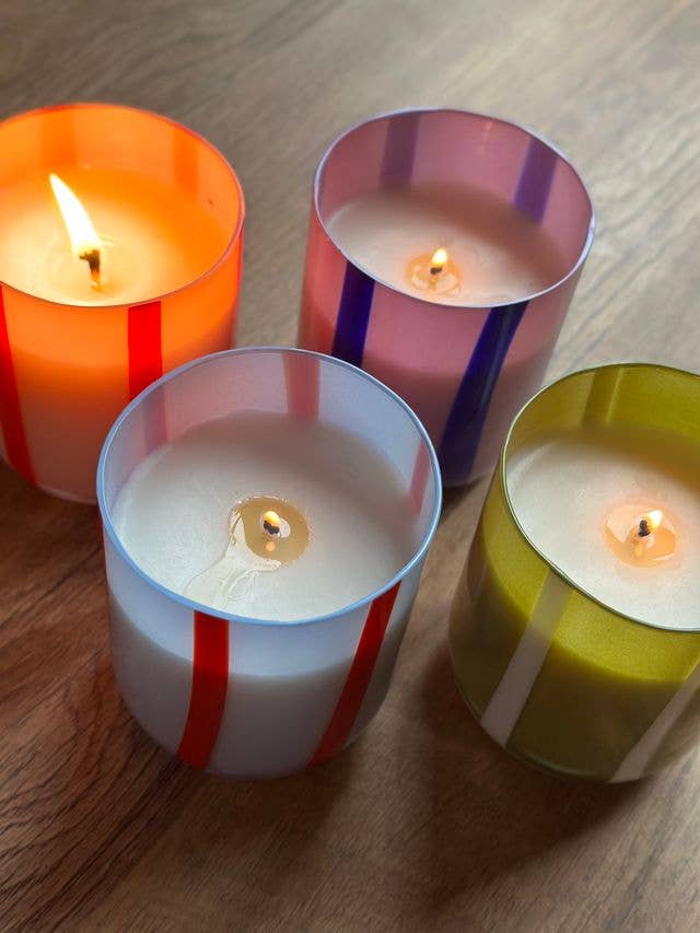 Atina Glass Candle - Tomato & Mint Leaf