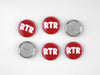 Cute As A Button - Alabama RTR Bubble Letter Button