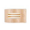 TELETIES - Flat Rectangle Hair Clip | Large | Soft Surf