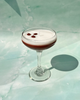 Candle Lume - Espresso Martini Candle Tall Stem Coupe Glass Realistic: Roasted Espresso