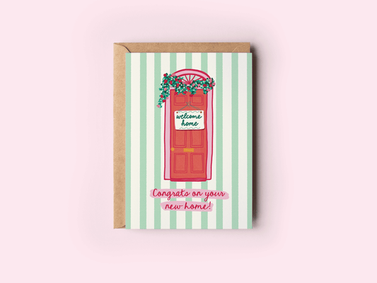 The Shelley Society - Congrats on your New Home! Moving Housewarming Greeting Card