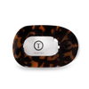 TELETIES - Round Flat Hair Clip | Medium | Tortoise