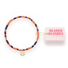 Beaded Blondes - Auburn Logo Charm Bracelet on Color: Standard 6.75 Inch