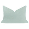 Laura Park Designs - Robin's Egg Solid Velvet Pillow: 22" x 22" Throw Pillow