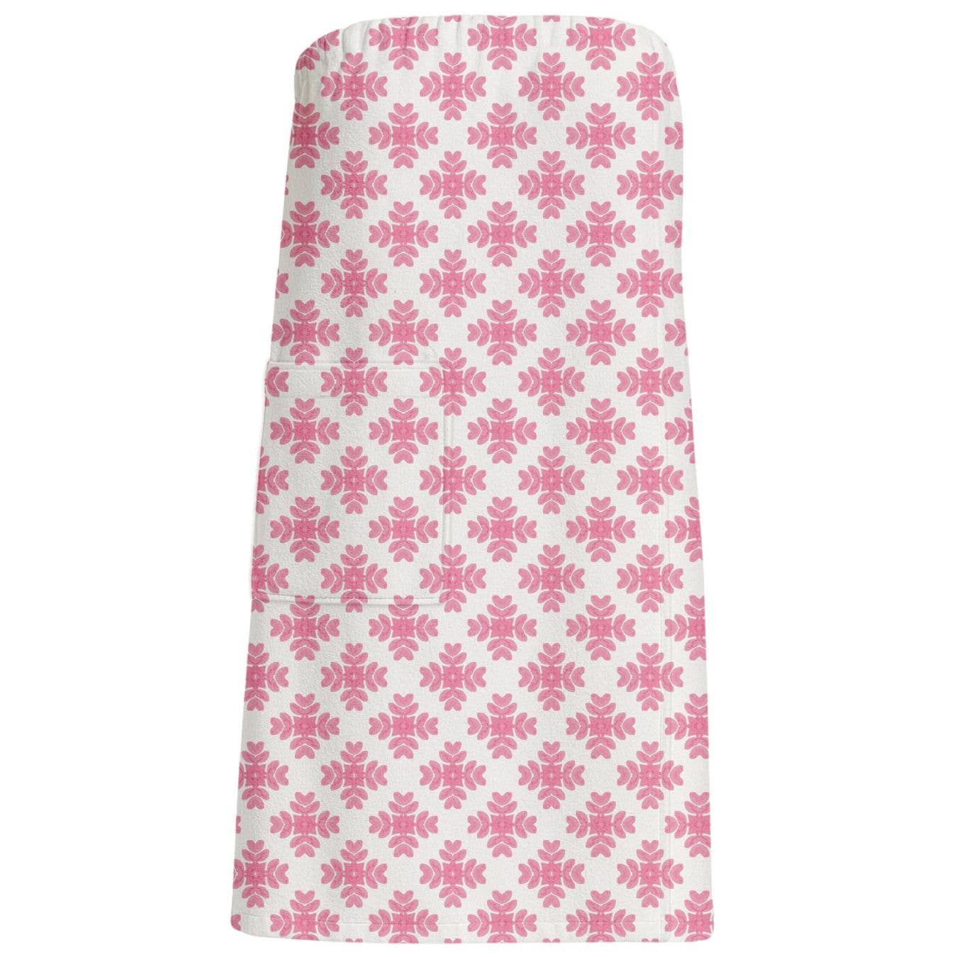 Brushstrokes Pink Bath Wrap