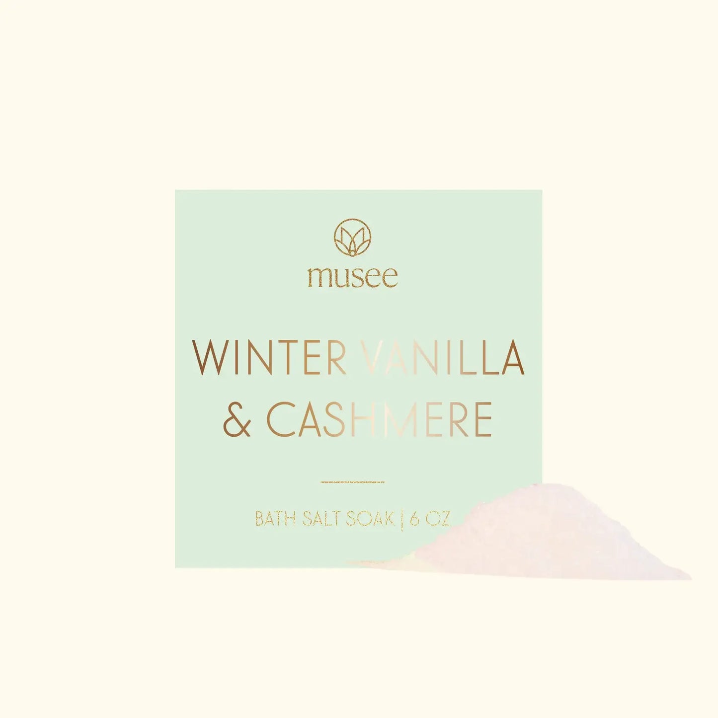 Musee - Winter Vanilla & Cashmere Mini Bath Salt Soak