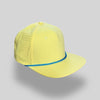 Blank Rope Hats - Perforated Structured Light Yellow / Cayenne Blue Rope