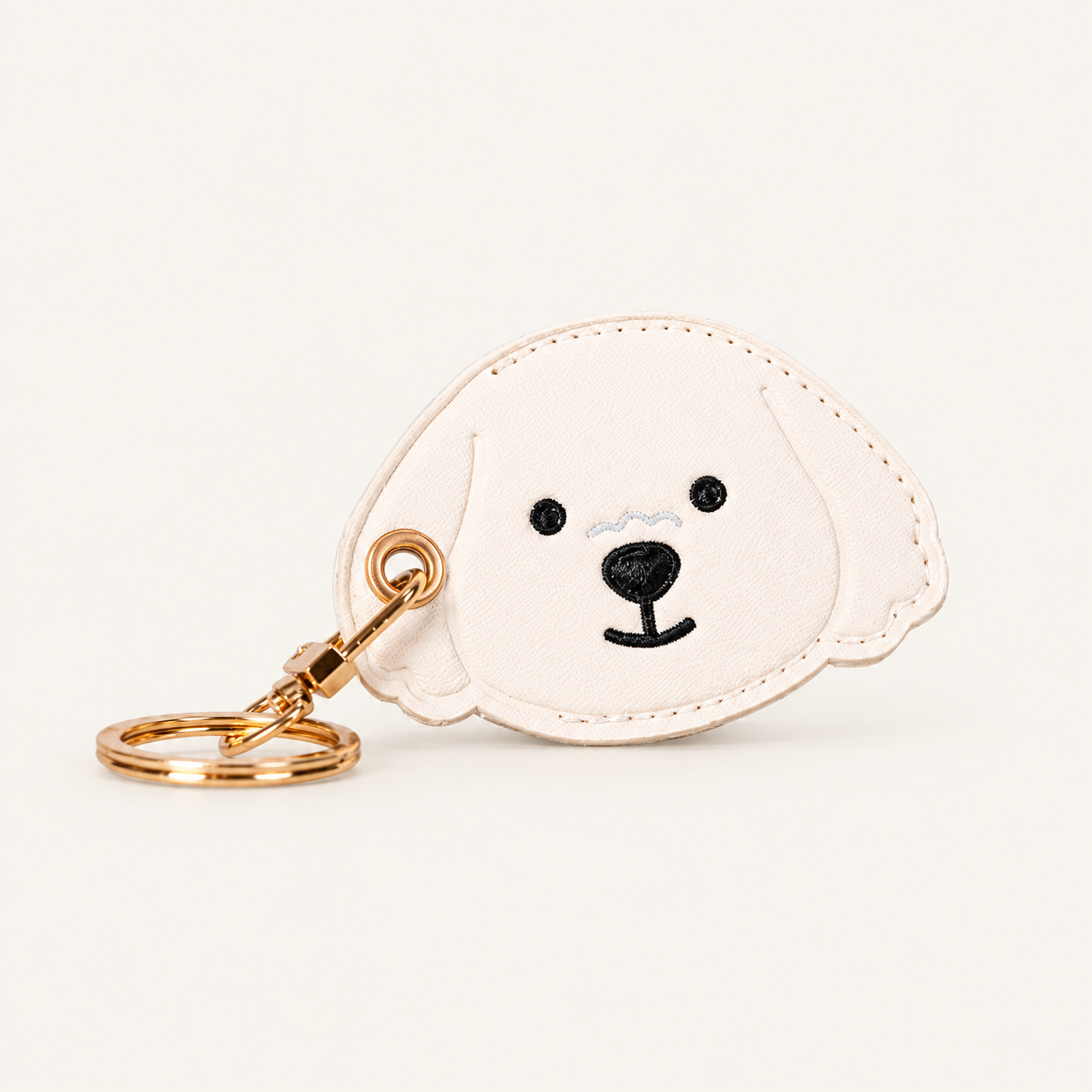 TagIt - Little Explorer Universal Tracker Charm — White Dog
