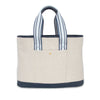 The Capri Everyday Striped Tote Brown