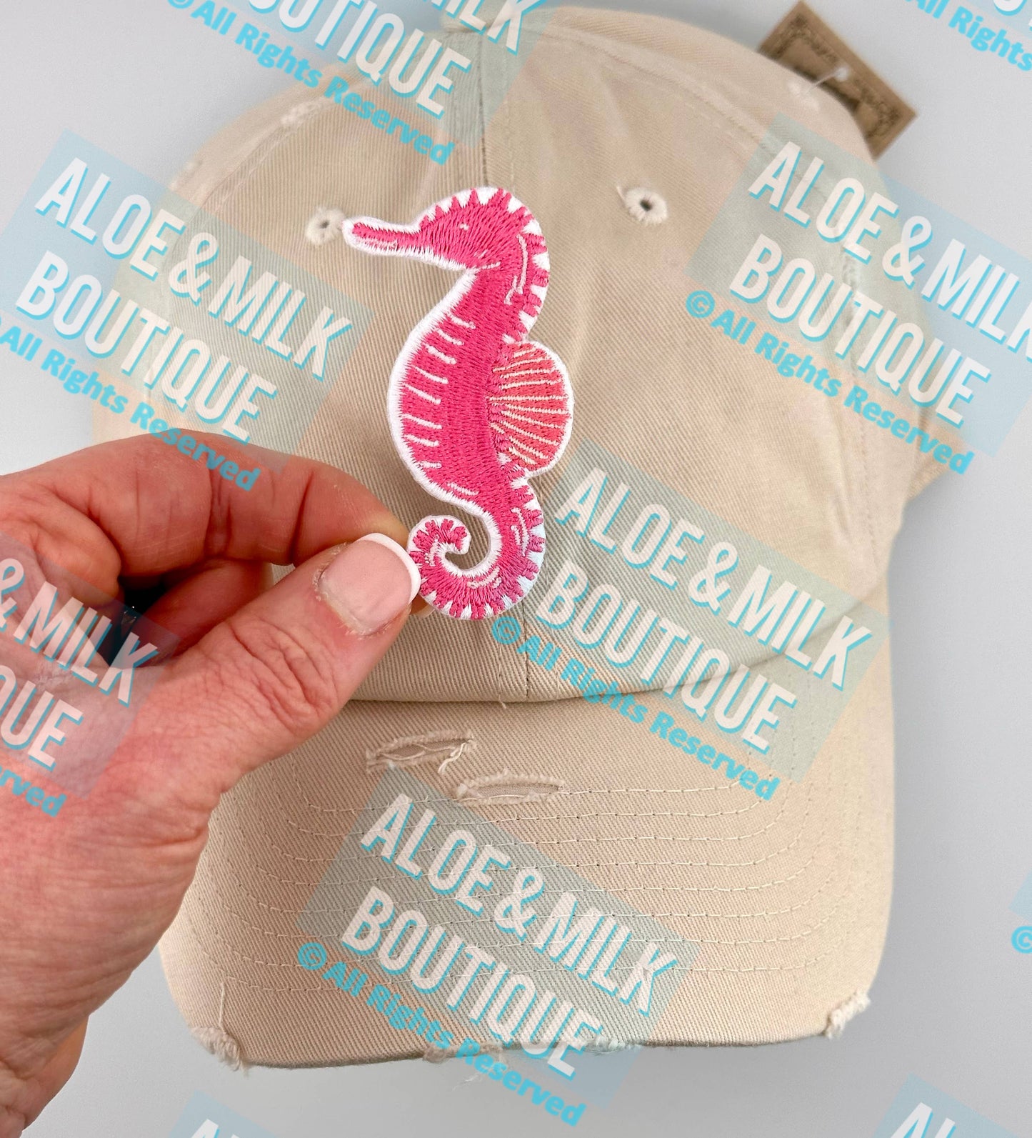 Aloe and Milk Boutique - Sea Horse Patch, Summer Patches, Beach Patch, Ocean Patches